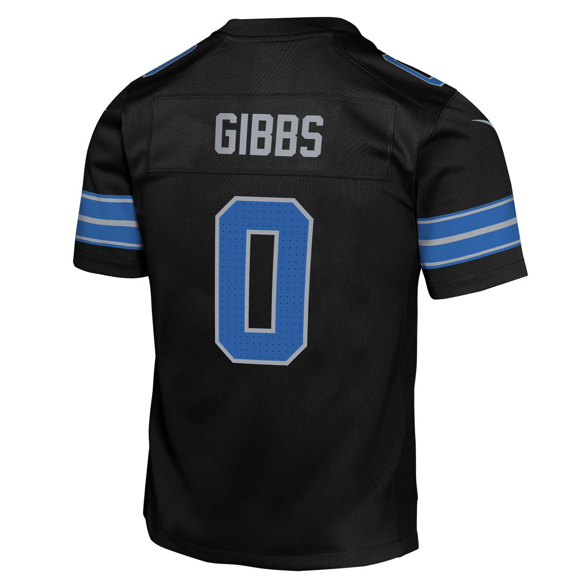 Youth Detroit Lions Jahmyr Gibbs Nike Black Alternate Game Jersey