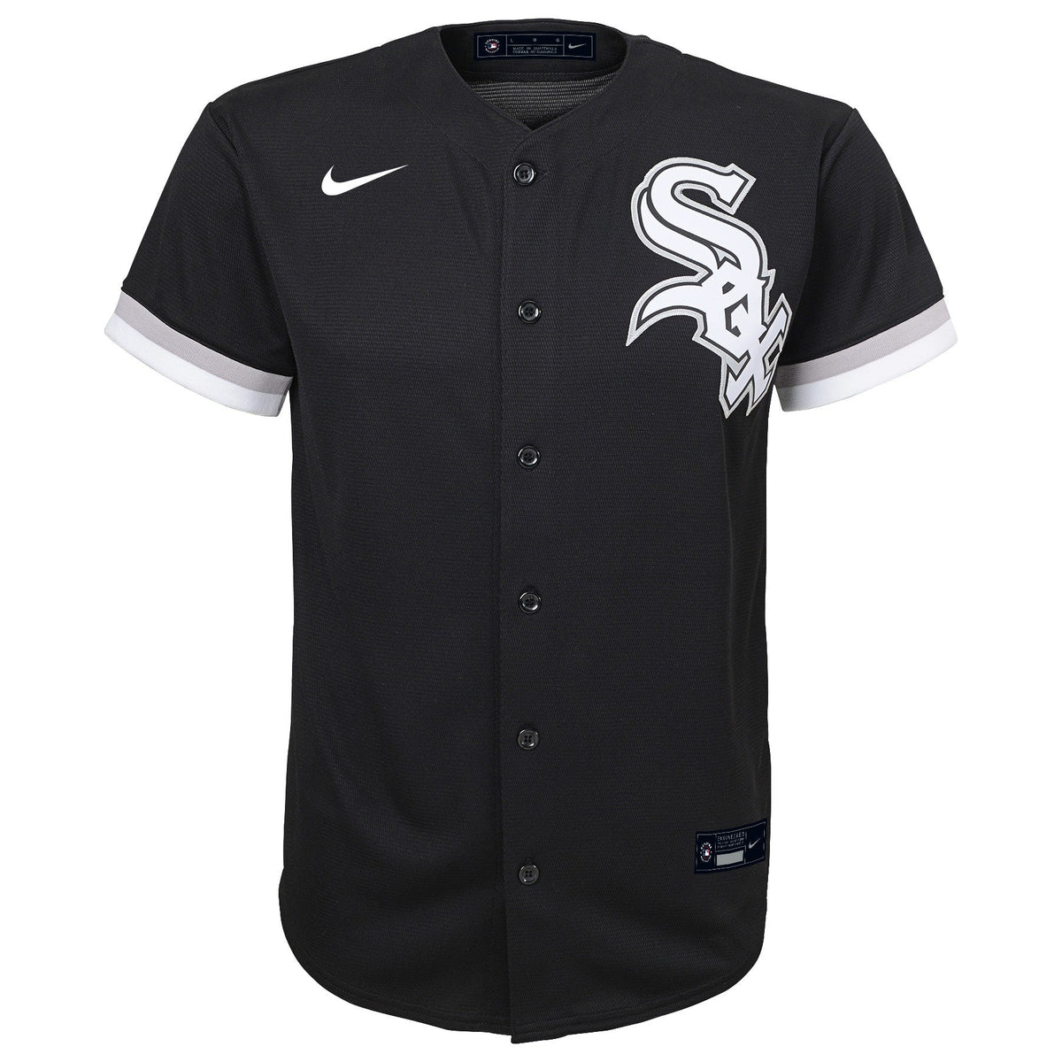 Child Jose Abreu Chicago White Sox Nike Black Alternate Replica Team Jersey