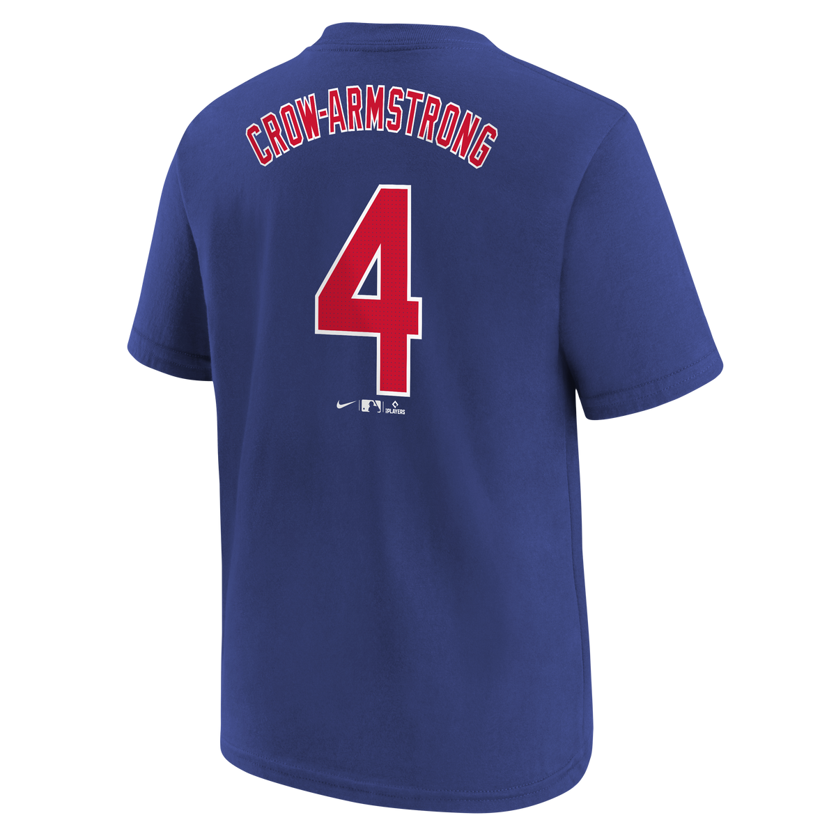 Child Chicago Pete Crow-Armstrong Royal Blue Nike Name And Number Tee