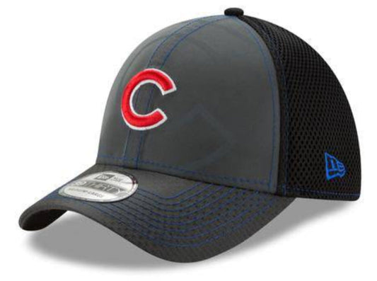 Chicago Cubs Flashed Front Neo 2 39THIRTY Flex Fit Hat By New Era
