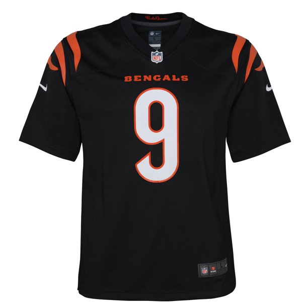 Youth Cincinnati Bengals Joe Burrow Nike Black Game Jersey
