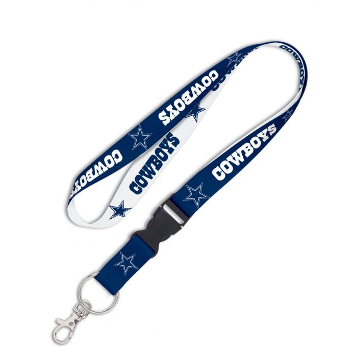 Dallas Cowboys 1" Lanyard with Detachable Buckle By Wincraft