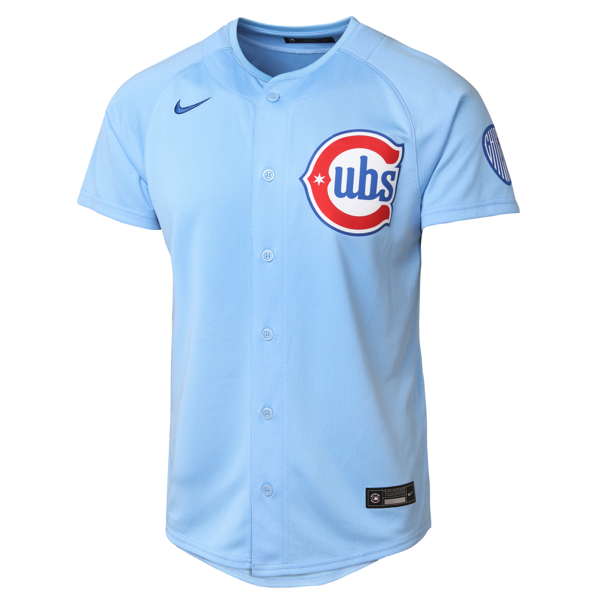 Youth Chicago Cubs Baby Blue Blues Alternate 2 Nike Limited Replica Jersey