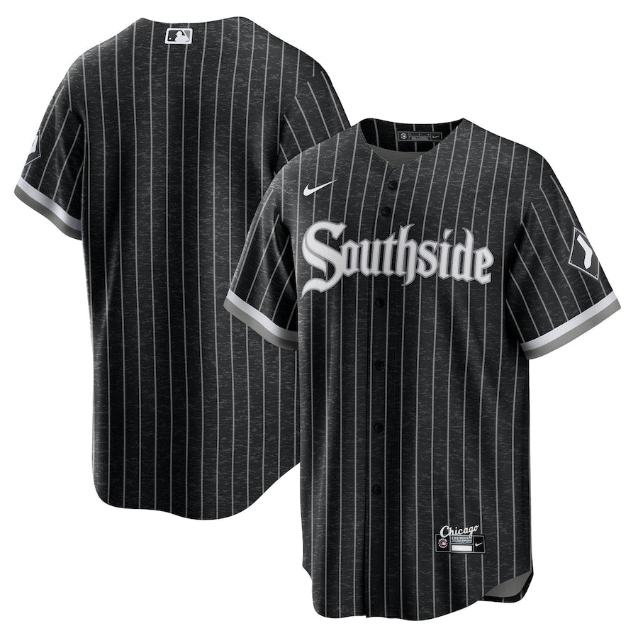 Men's Chicago White Sox Nike Black Southside City Connect Replica Jersey