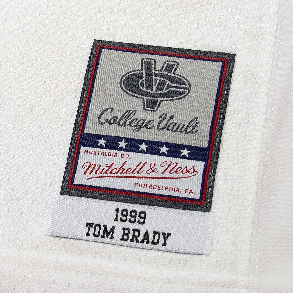 Men's Tom Brady #10 Michigan Wolverines 1999 White Mitchell & Ness Legacy NCAA Jersey