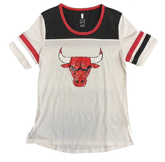 Girls Chicago Bulls Big Point Guard Short Sleeve Tee