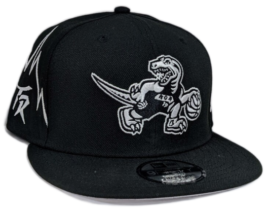 Men's Toronto Raptors New Era 9FIFTY 2021-2022 City Edition Black Snapback Hat