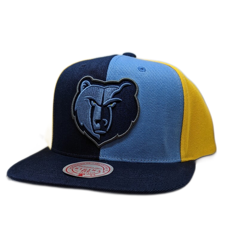 Memphis Grizzlies Mitchell & Ness NBA Pinwheel Snapback Hat