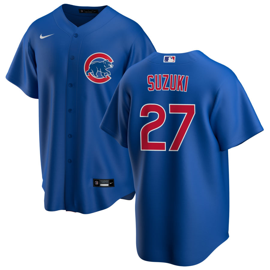Men's Seiya Suzuki Chicago Cubs NIKE Royal Blue Alternate Replica Jersey