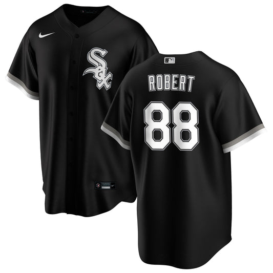 Men's Chicago White Sox Luis Robert Big & Tall Nike Black Alternate Replica Player Name Jersey