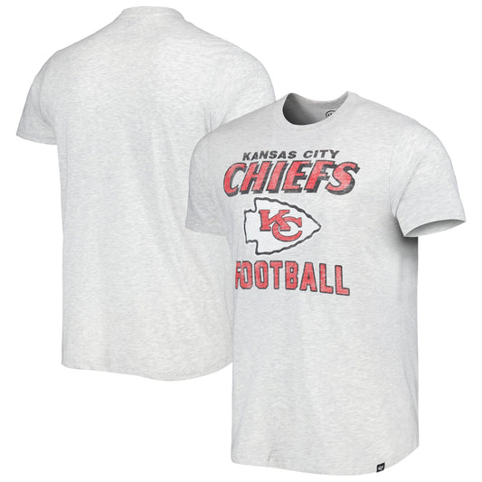 Men’s ’47 Kansas City Chiefs Gray Relay Dozer Franklin Tee