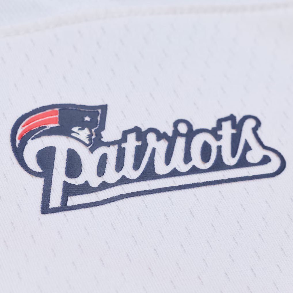Men's Mitchell & Ness Tom Brady White New England Patriots 2000 Legacy Replica Jersey