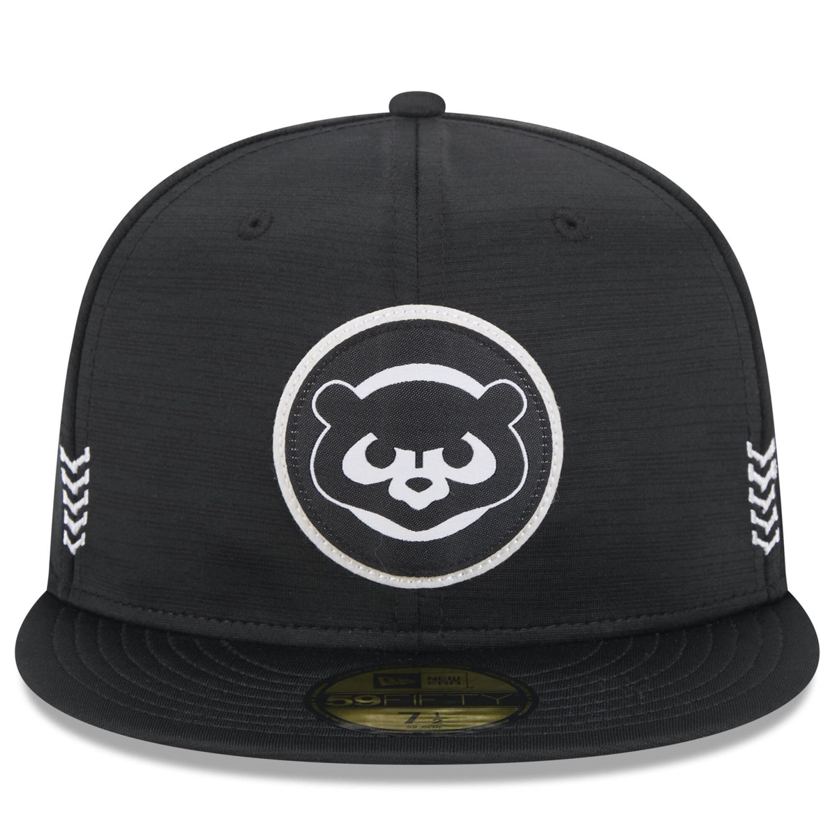 Men's Chicago Cubs New Era Black 2024 Clubhouse 59FIFTY Fitted Hat