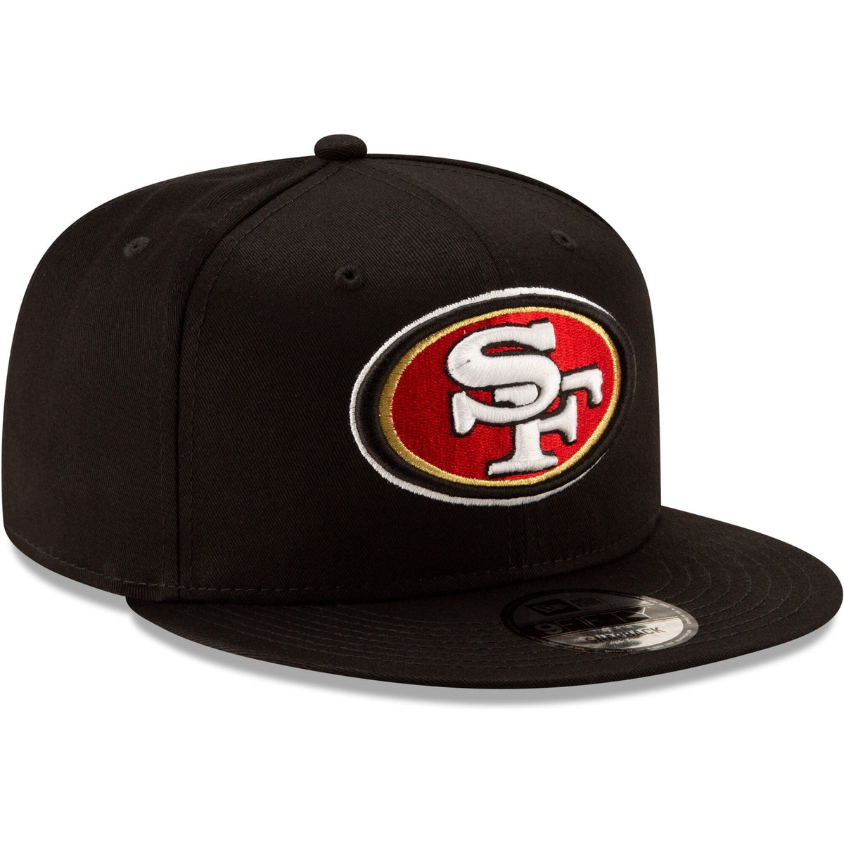 San Francisco 49ers New Era Black Basic 9FIFTY Snapback Hat