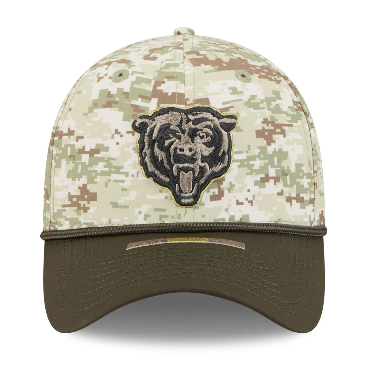 Men's New Era Camo Chicago Bears 2025 Salute to Service 39THIRTY Flex Hat