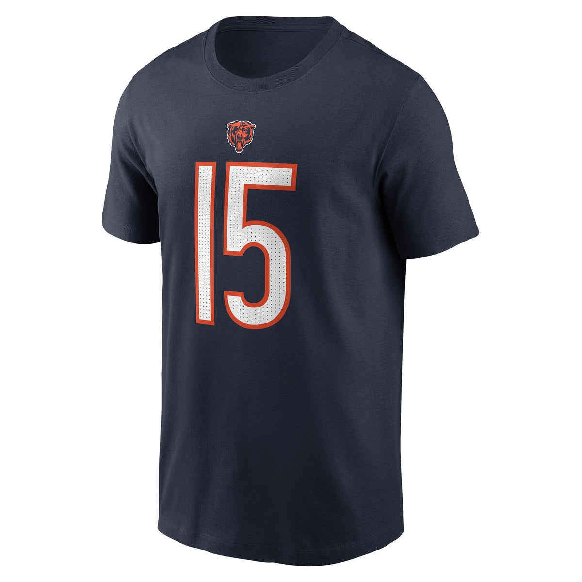 Men's Nike Rome Odunze Navy Chicago Bears Name & Number T-Shirt