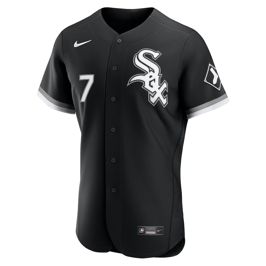 Men's Chicago White Sox Tim Anderson Nike Black Alternate Authentic Player Jersey