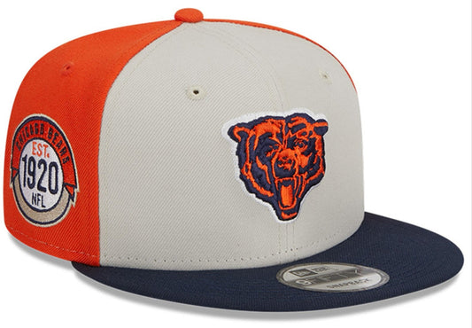 Men's Chicago Bears Historic Team Color NFL 9FIFTY Snapback Adjustable Hat