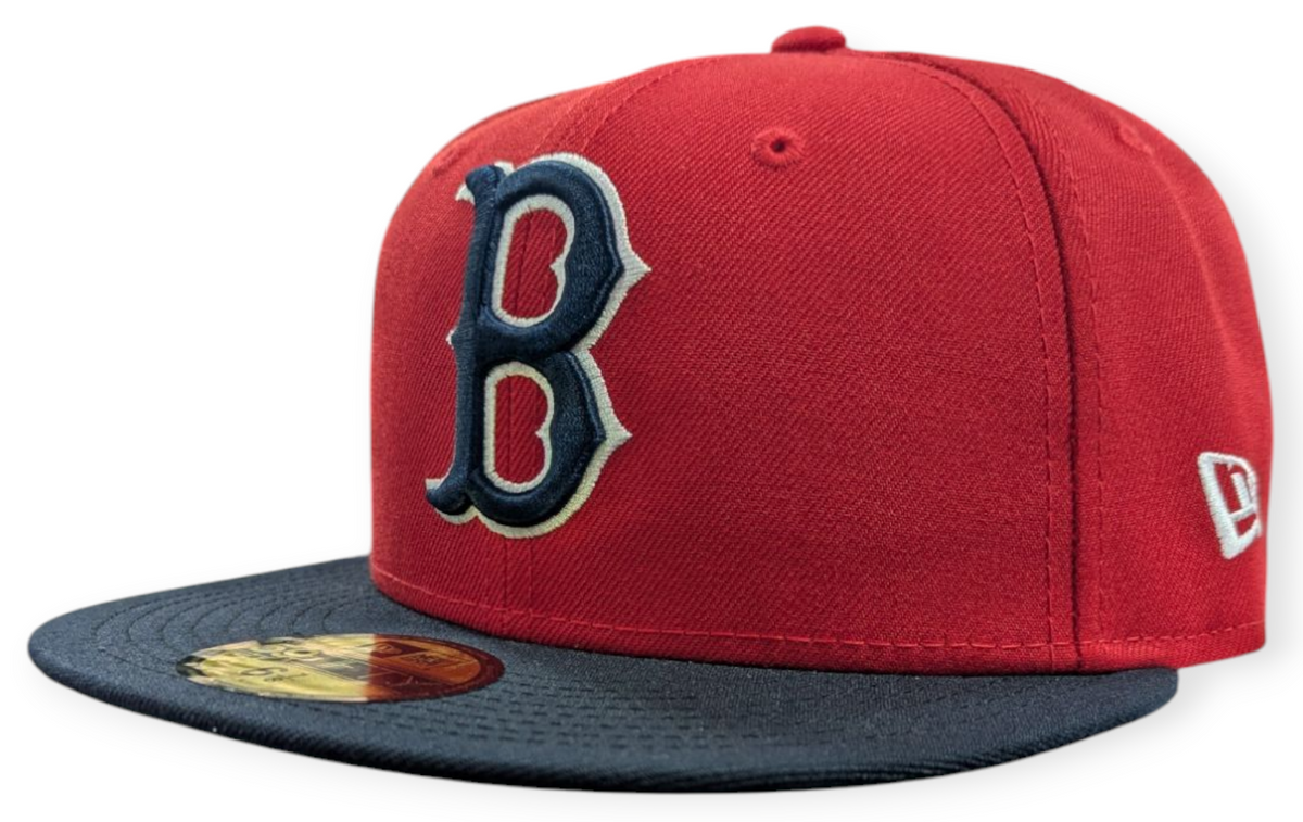 Boston Red Sox Cooperstown Collection 1975 New Era Classics 2 Tone Scarlet/Red 59FIFTY Fitted Hat