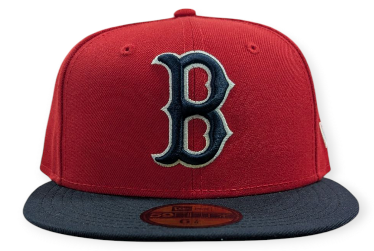 Boston Red Sox Cooperstown Collection 1975 New Era Classics 2 Tone Scarlet/Red 59FIFTY Fitted Hat