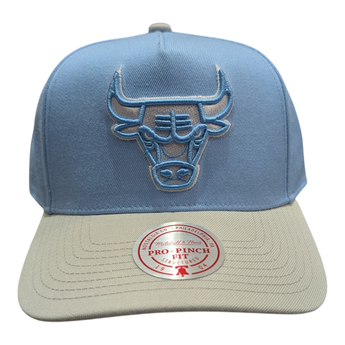Chicago Bulls Mitchell & Ness NBA Blue Gleam Pro Snapback Hat
