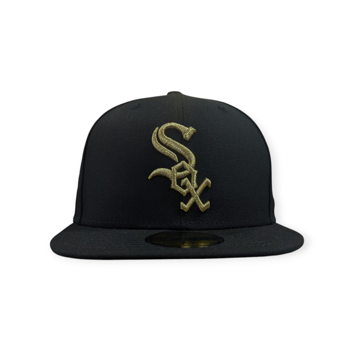Chicago White Sox New Era 2005 World Series Champions Black and Gold 59FIFTY Fitted Hat