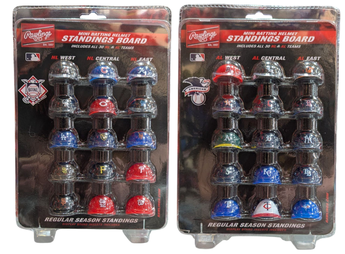 MLB Mini Helmet Standings Board By Rawlings