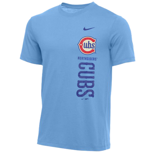 Men's Chicago Cubs Nike Valor Blue Triumphant Charge T-Shirt