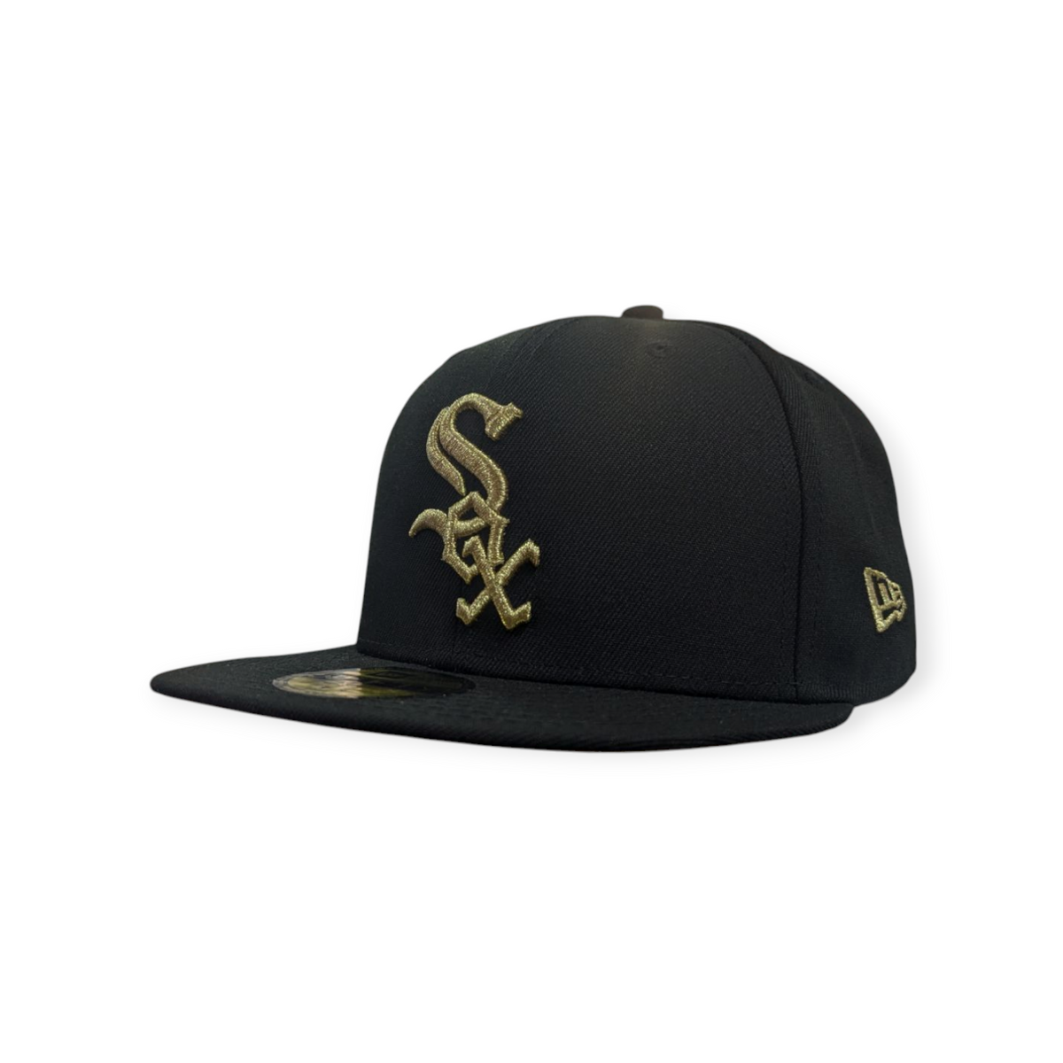 Chicago White Sox New Era 2005 World Series Champions Black and Gold 59FIFTY Fitted Hat