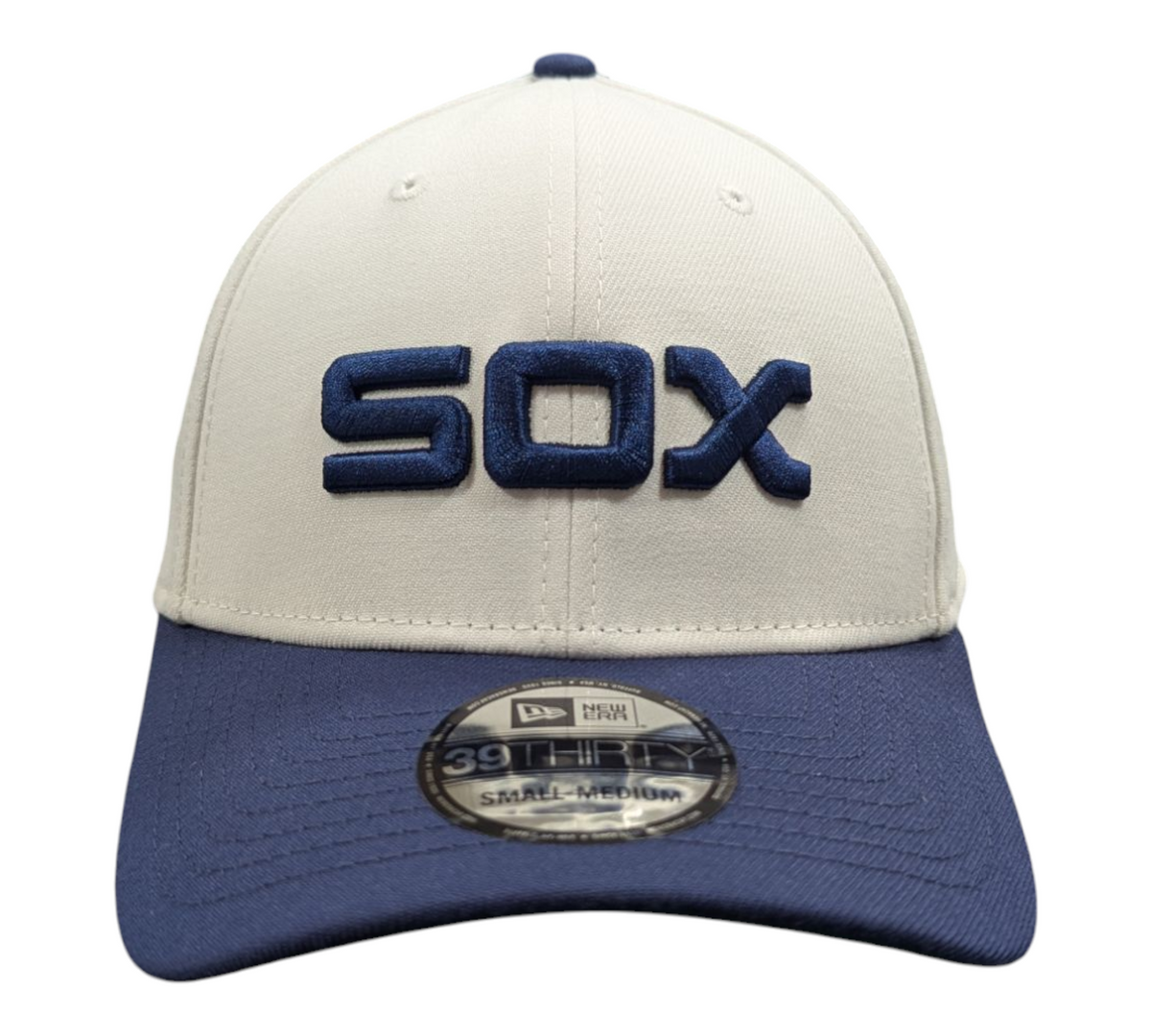 Chicago White Sox Classic 1979 Cooperstown Classics White/Navy 39THIRTY Flex Fit New Era Hat