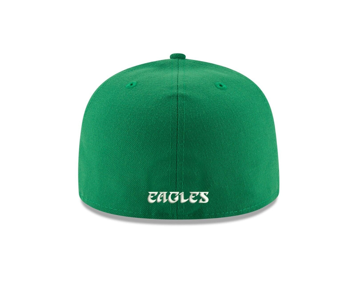 Men's Philadelphia Eagles New Era Kelly Green Basic 59FIFTY Fitted Hat