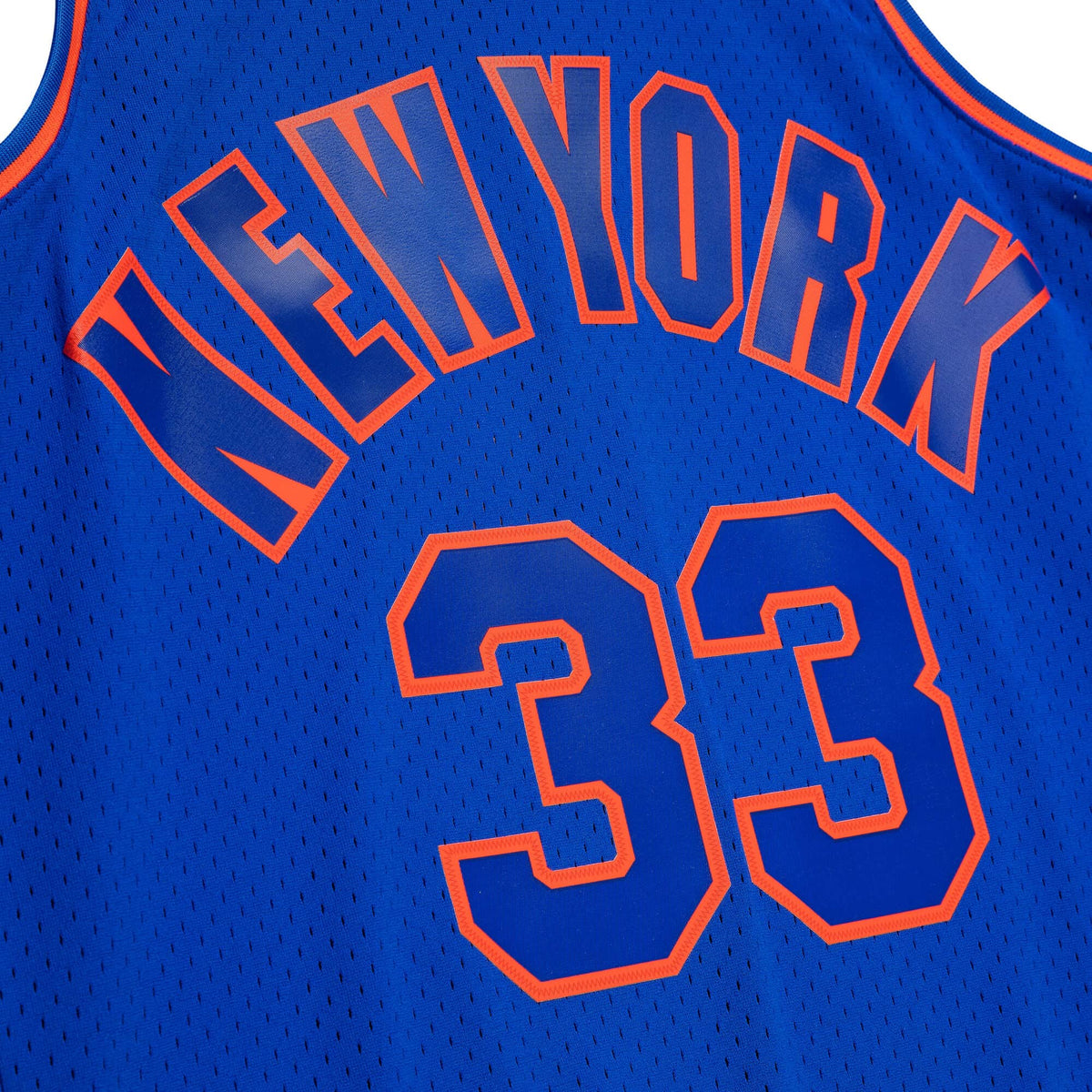 Men's New York Knicks Patrick Ewing Mitchell & Ness Blue 1996-97 Hardwood Classics Swingman Jersey