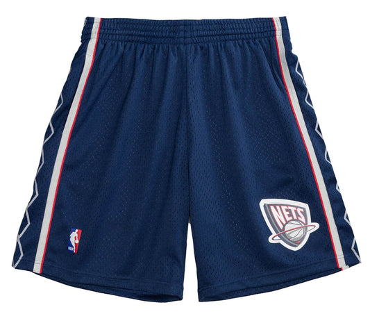 Men's New Jersey Nets Mitchell and Ness Hardwood Classics Navy 2006-07 Swingman Shorts
