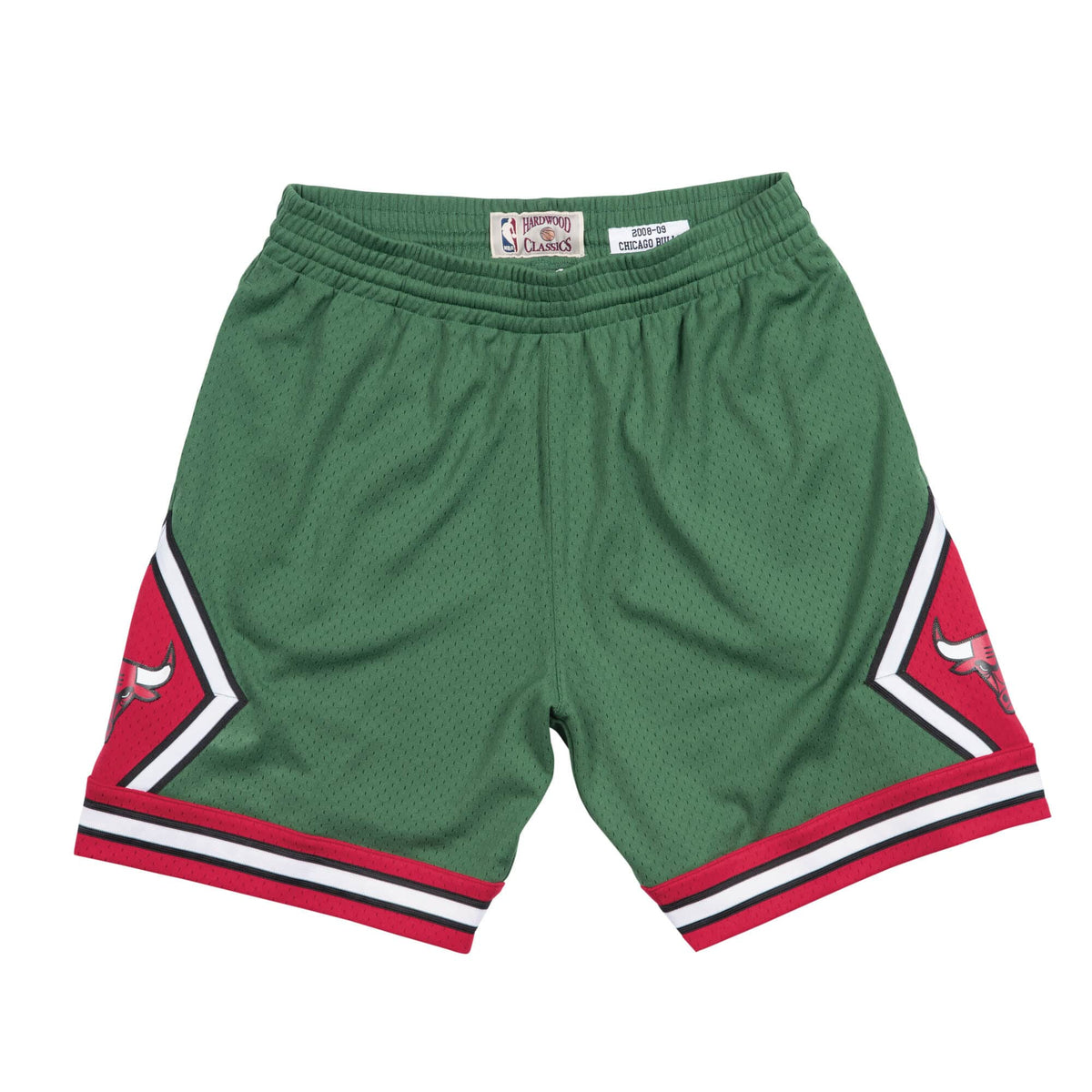 Men's Chicago Bulls Mitchell & Ness Green 2008-2009 Hardwood Classics Swingman Shorts