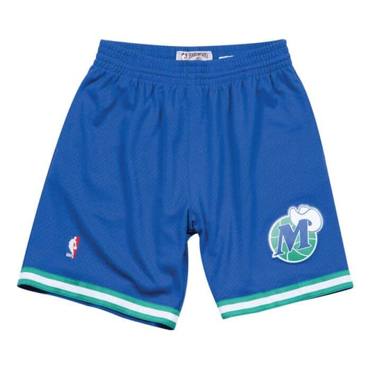 Men's Dallas Mavericks Mitchell & Ness Hardwood Classics 1998-99 Swingman Shorts - Blue
