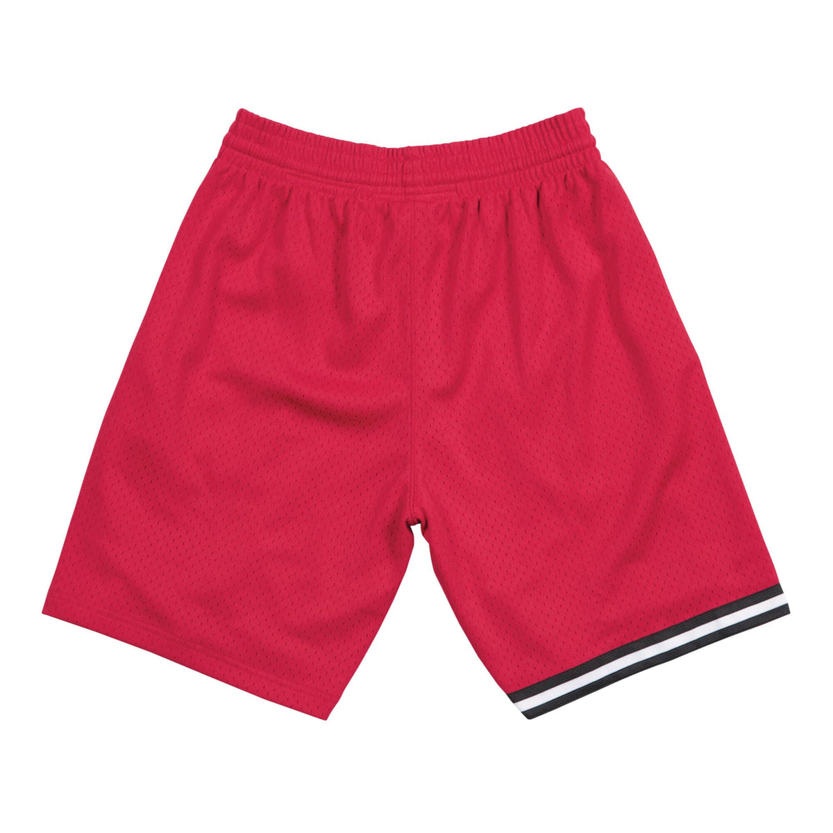 Men's Miami Heat Mitchell and Ness Hardwood Classics Red 1996-97 Swingman Shorts
