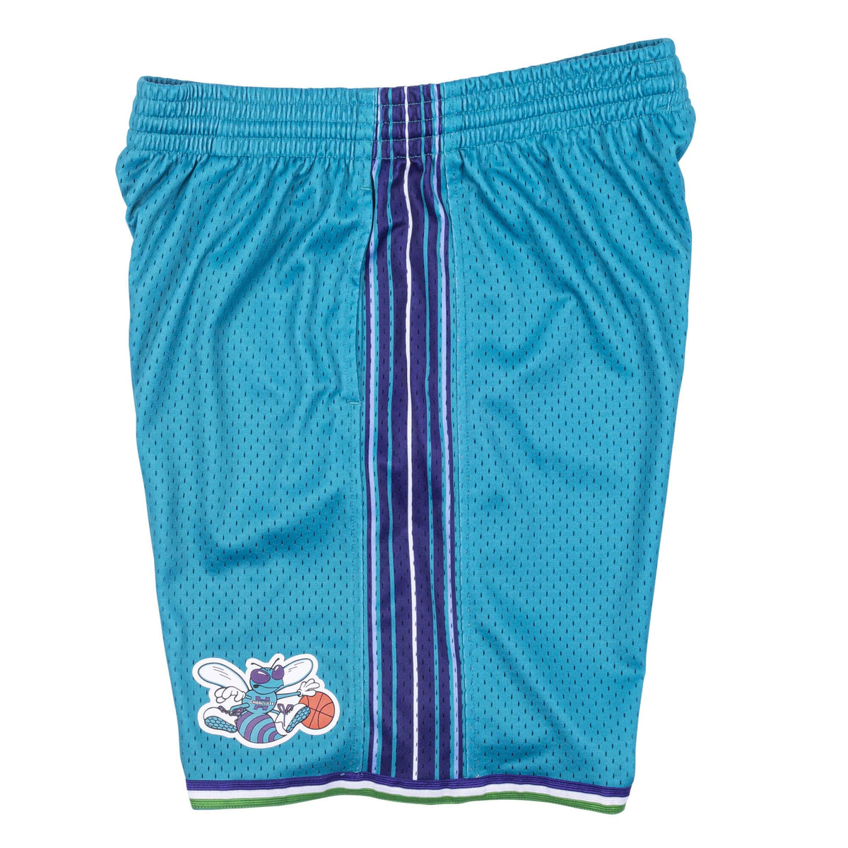 Charlotte Hornets Mitchell and Ness Hardwood Classics Teal 1999-2000 Swingman Shorts