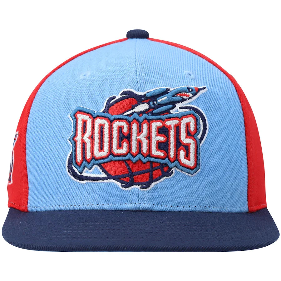 Houston Rockets NBA On The Block Mitchell & Ness Snapback Hat