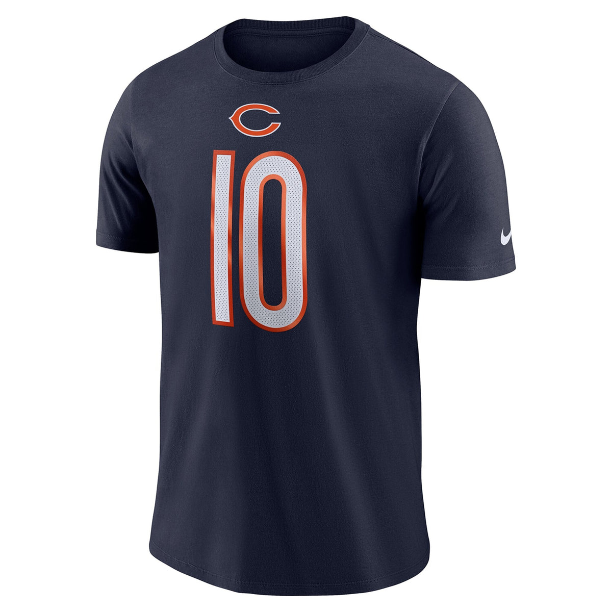 Men's NFL Chicago Bears Mitchell Trubisky Nike Navy Player Pride Name & Number Performance T-Shirt