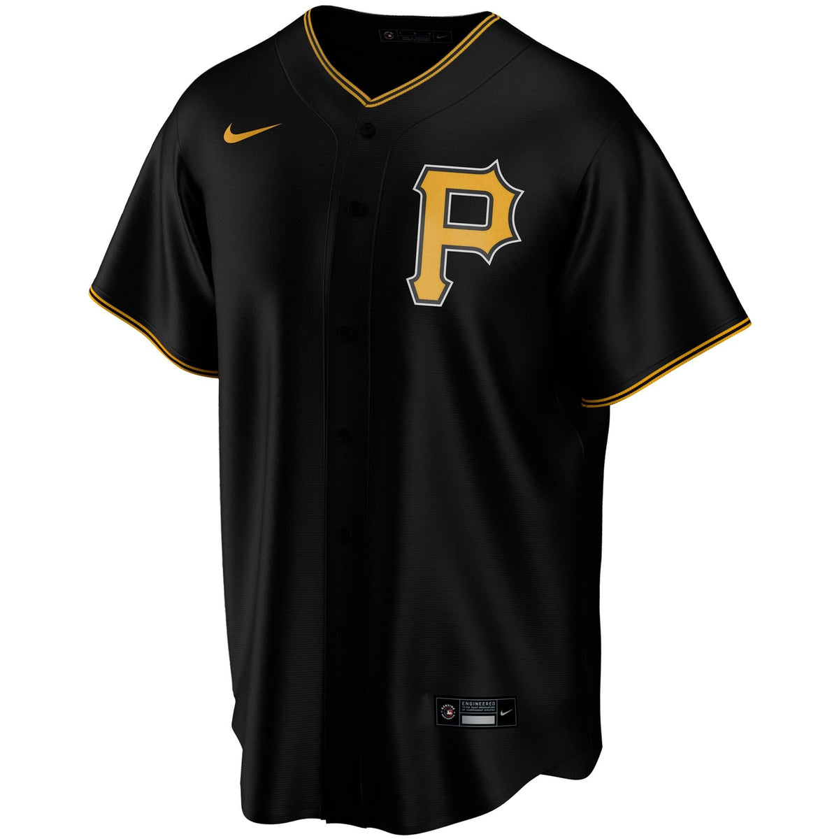 Men's Pittsburgh Pirates Roberto Clemente Nike Black Alternate Replica Jersey