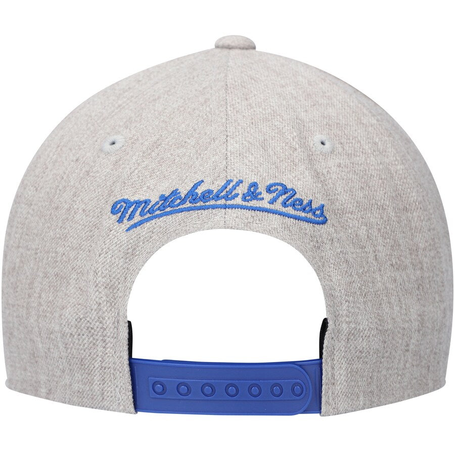 Detroit Pistons Gray Heather 2.0 Mitchell & Ness Snapback Hat