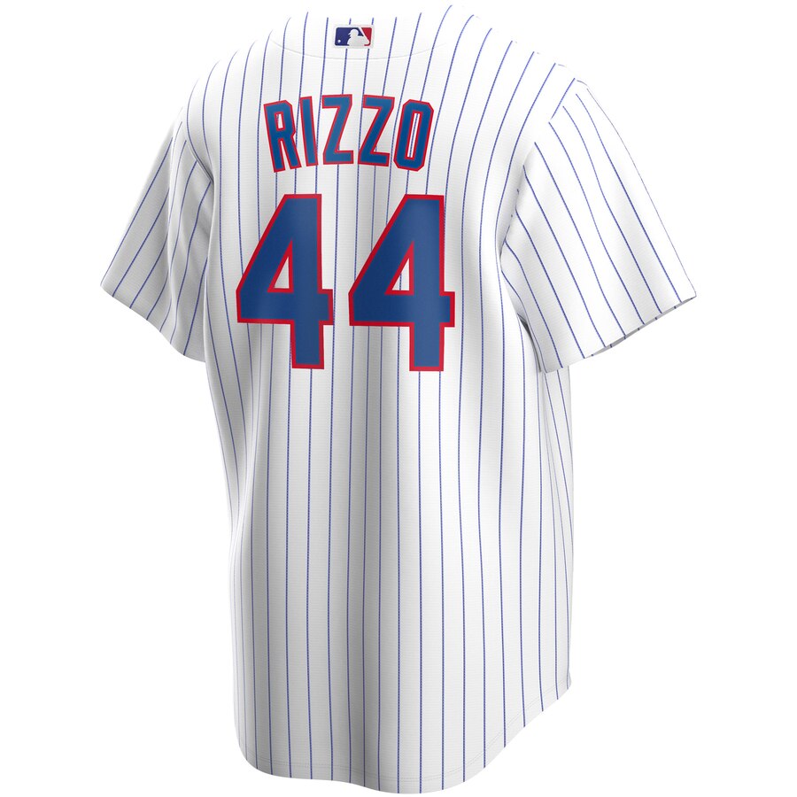 NIKE Men's Anthony Rizzo Chicago Cubs White Home Replica Jersey