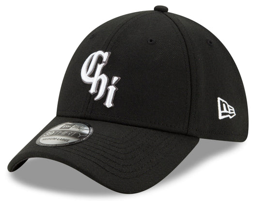 Men's Chicago White Sox New Era Black City Connect 39THIRTY Flex Hat