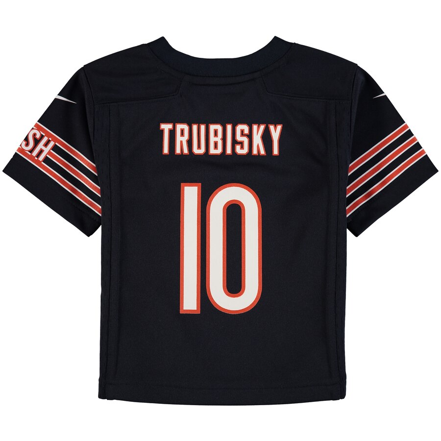 Infant Chicago Bears Mitchell Trubisky Nike Navy Game Jersey