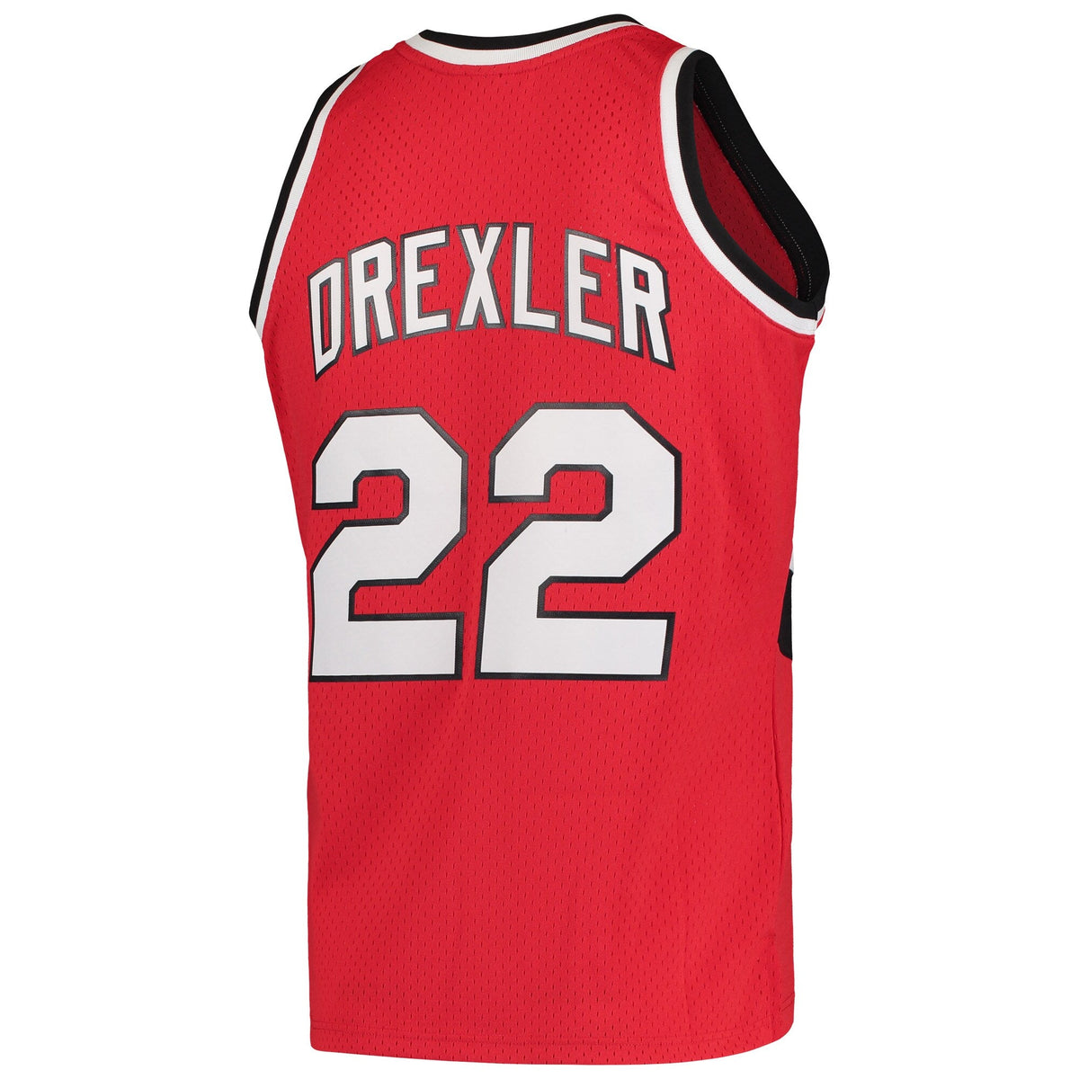 Men's Mitchell & Ness Clyde Drexler Red Portland Trail Blazers Hardwood Classics 1983-84 Swingman Jersey