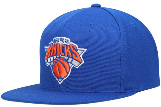 Men's New York Knicks Mitchell & Ness NBA Core Basic Snapback Hat