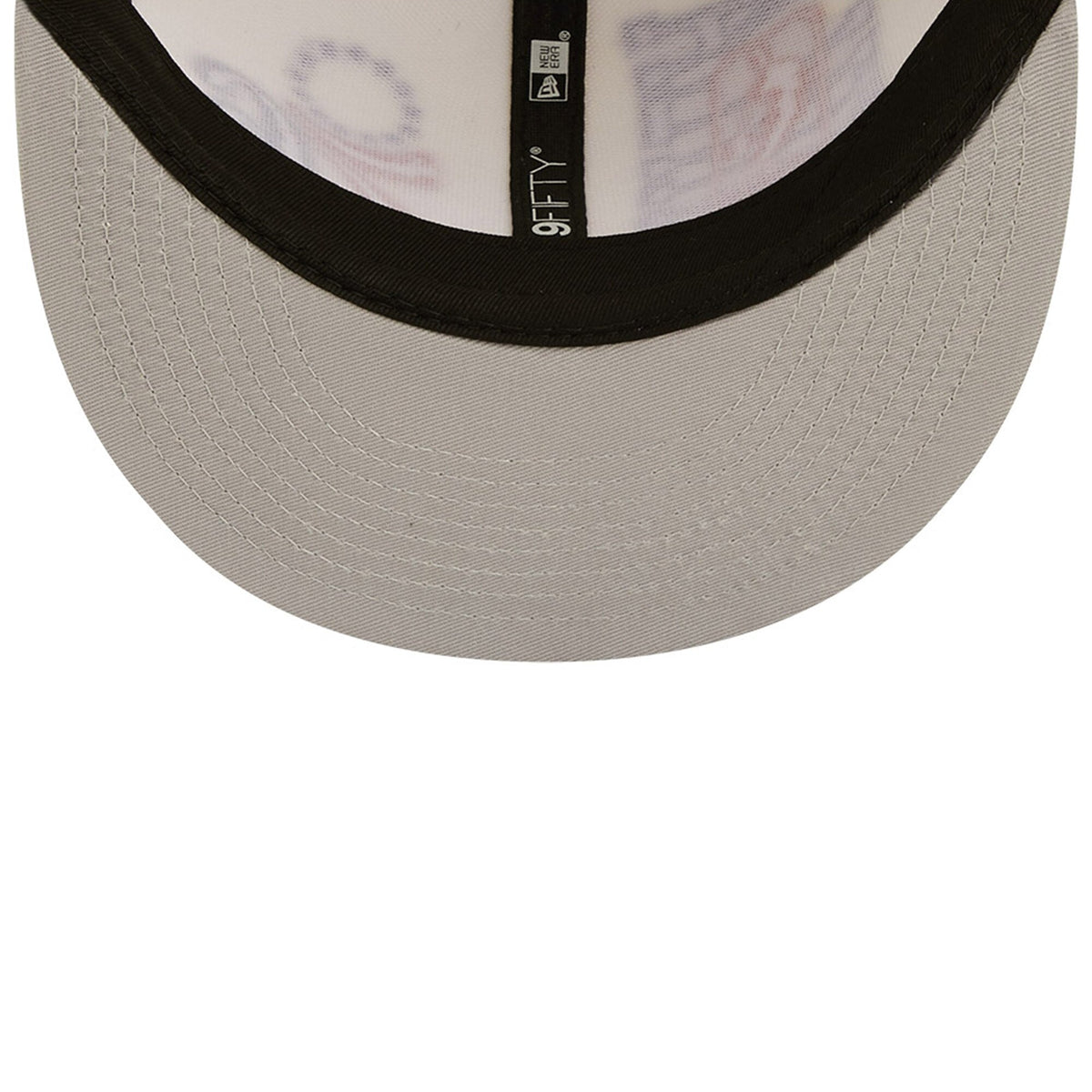 Philadelphia 76ers New Era 2022 NBA Draft 9FIFTY Snapback Adjustable Hat - Cream/Blue