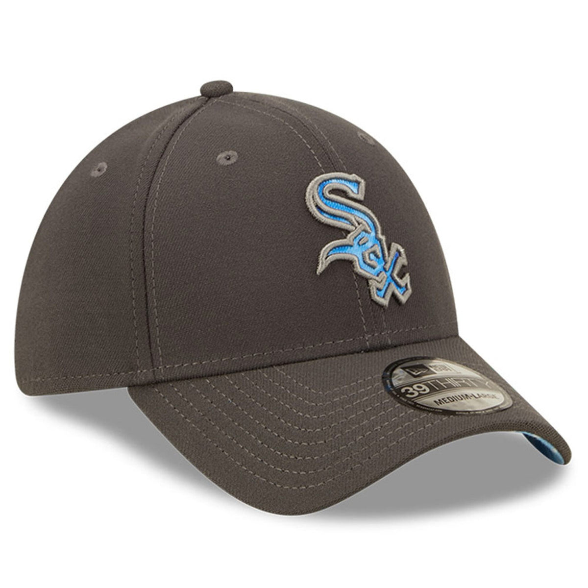 Chicago White Sox New Era 2022 Father's Day 39THIRTY Flex Hat - Graphite