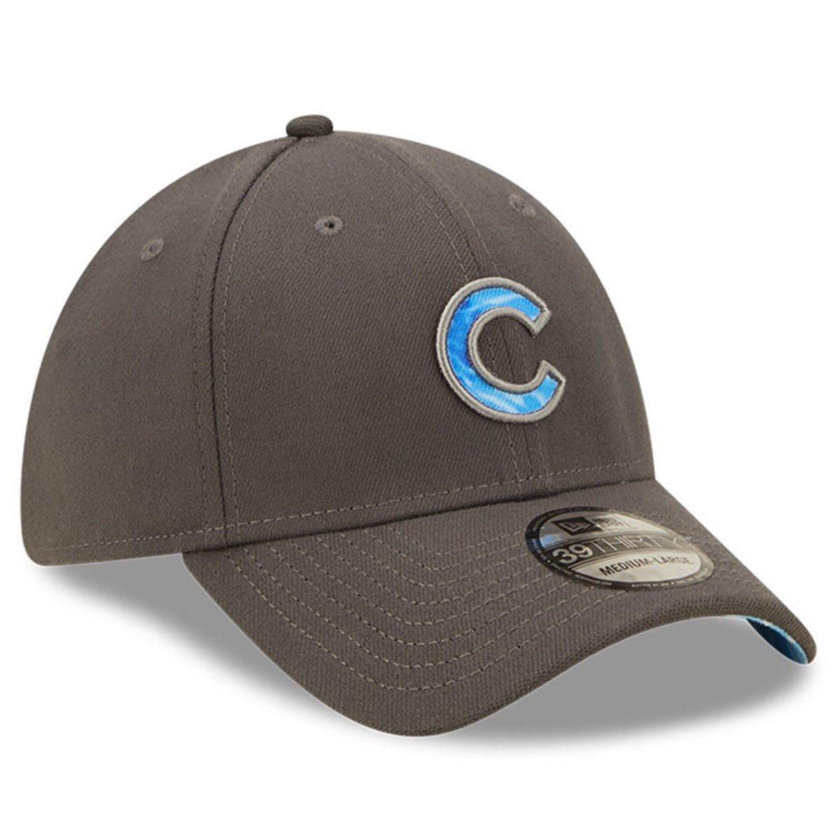 Chicago Cubs New Era 2022 Father's Day 39THIRTY Flex Hat - Graphite