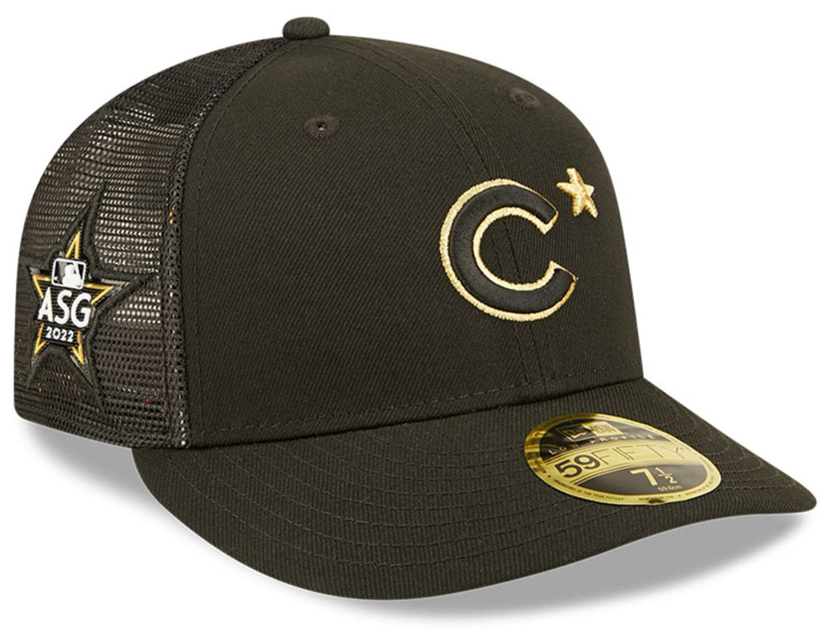 Men's Chicago Cubs New Era Black 2022 MLB All-Star Game On-Field Low Profile 59FIFTY Fitted Hat